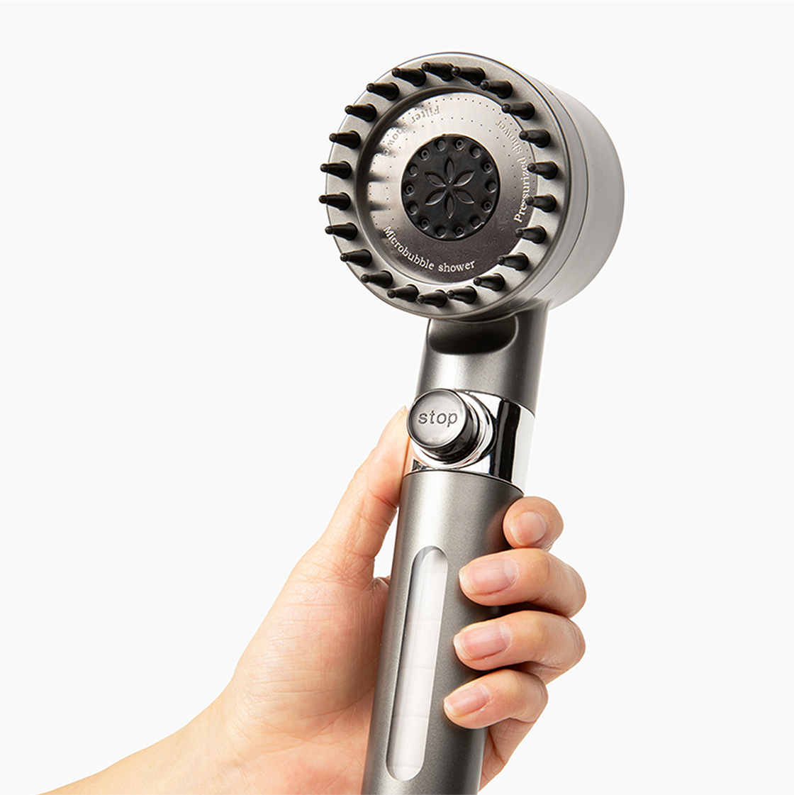 Cabezal De Ducha Filtro Masaje Lumar Spa